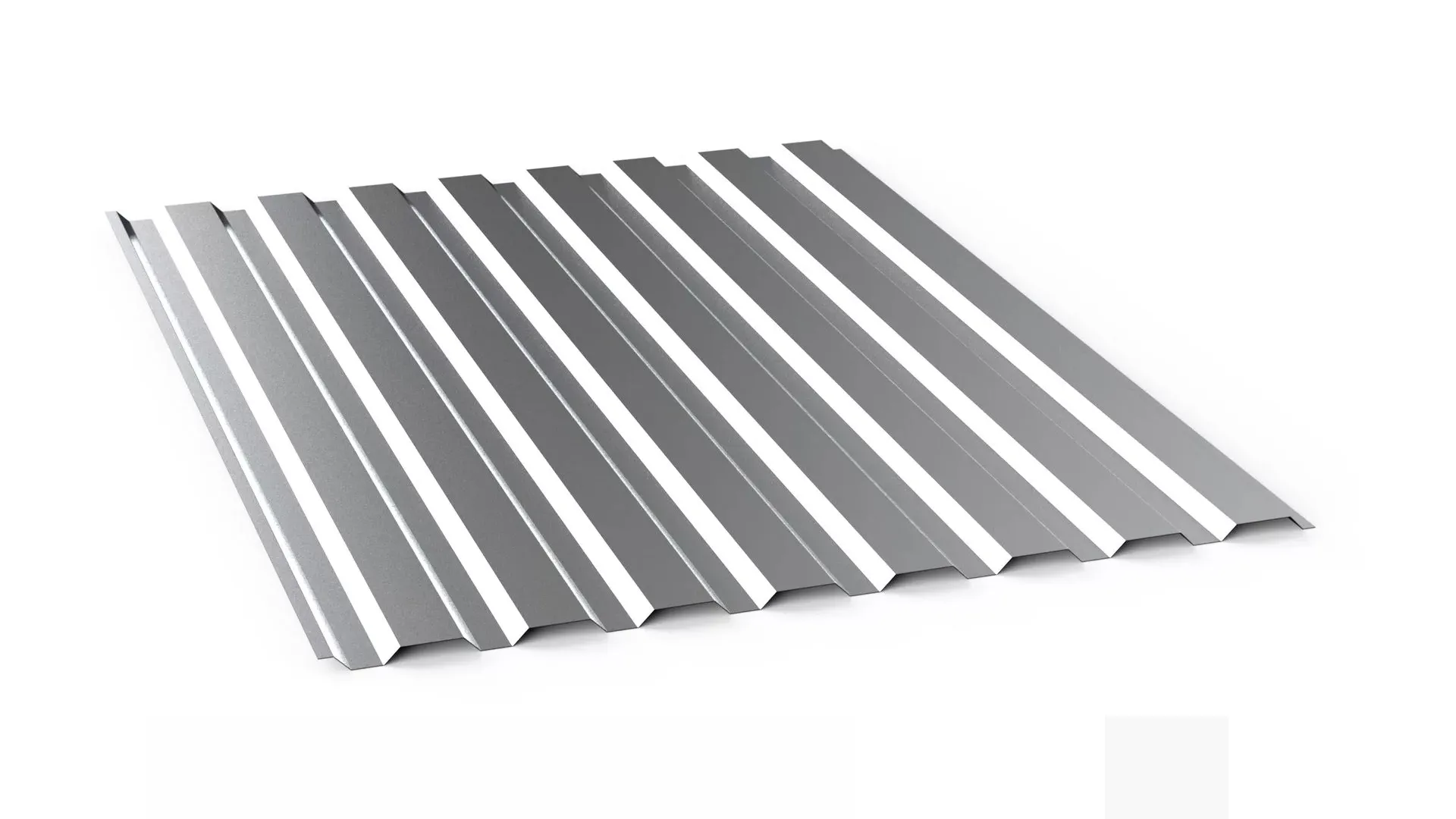 Профнастил оцинкованный МП20 0.35х1150х2000 мм