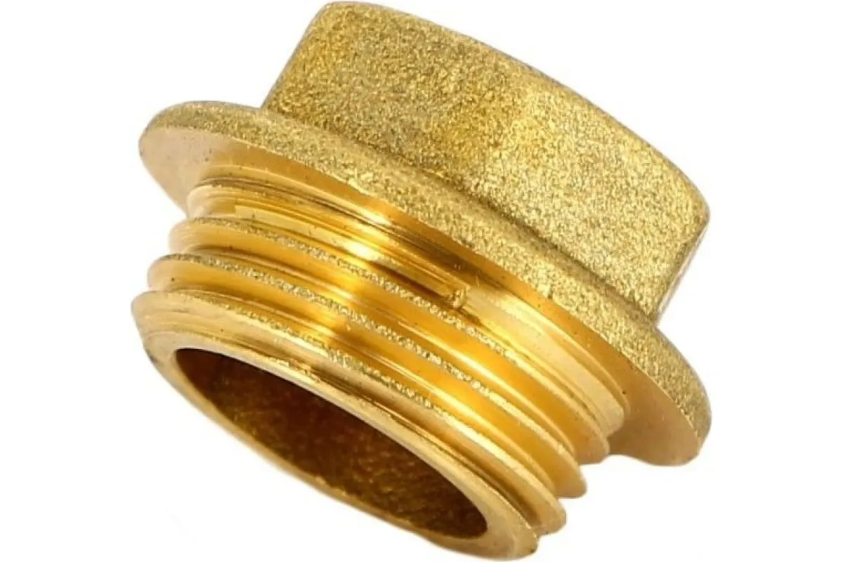 Заглушка латунная 1 1/4" гайка